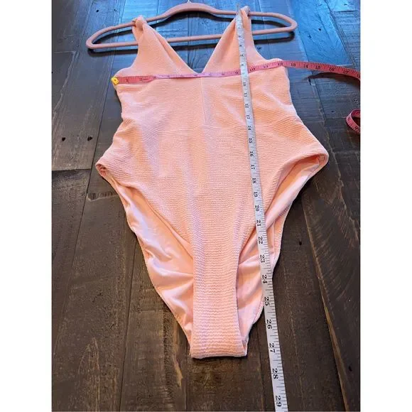 Bella Dahl Peach One Piece Swimsuit - Picture 6 of 7